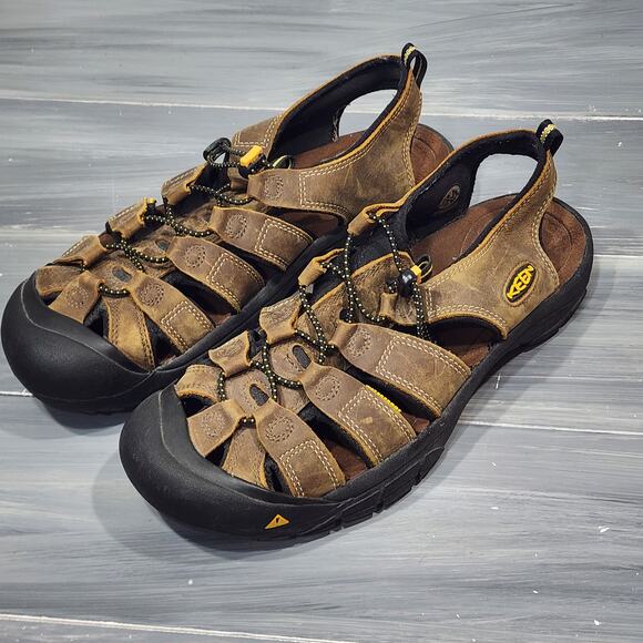 KEEN Men's Newport Sandals Closed Toe Durable Leather Water Sandals Size 13 - Picture 1 of 10